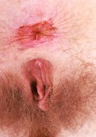 Apricot Pitts Posing and Spreading, Apricot Pitts (apr024) ATK Natural & Hairy: Apricot Pitts (Apricot Pitts Posing and Spreading)