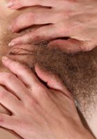 Leona spreads her mature hairy snapper, Leona (leo010) ATK Natural & Hairy: Leona (Leona spreads her mature hairy snapper)