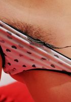 Hairy Lucy strips naked on her bed, Lucy (luc096) ATK Natural & Hairy: Lucy (Hairy Lucy strips naked on her bed)
